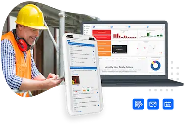 Safety Management Software workflow diagram for incident management and compliance